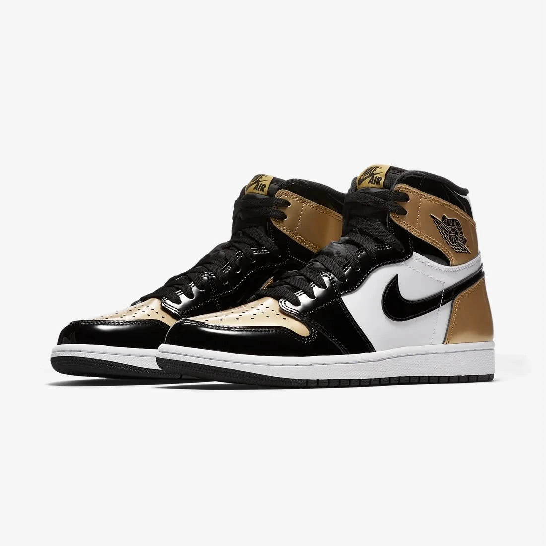 Air Jordan 1 Retro High Patent Gold Toe