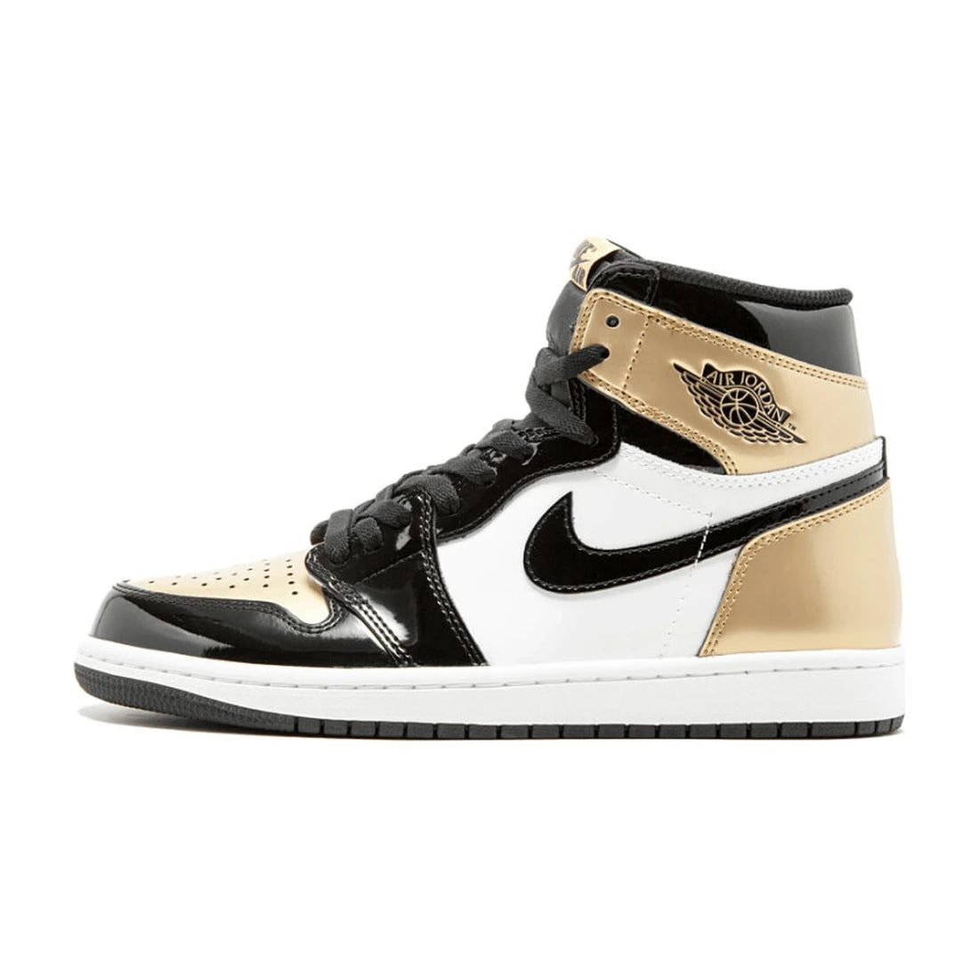 Air Jordan 1 Retro High Patent Gold Toe