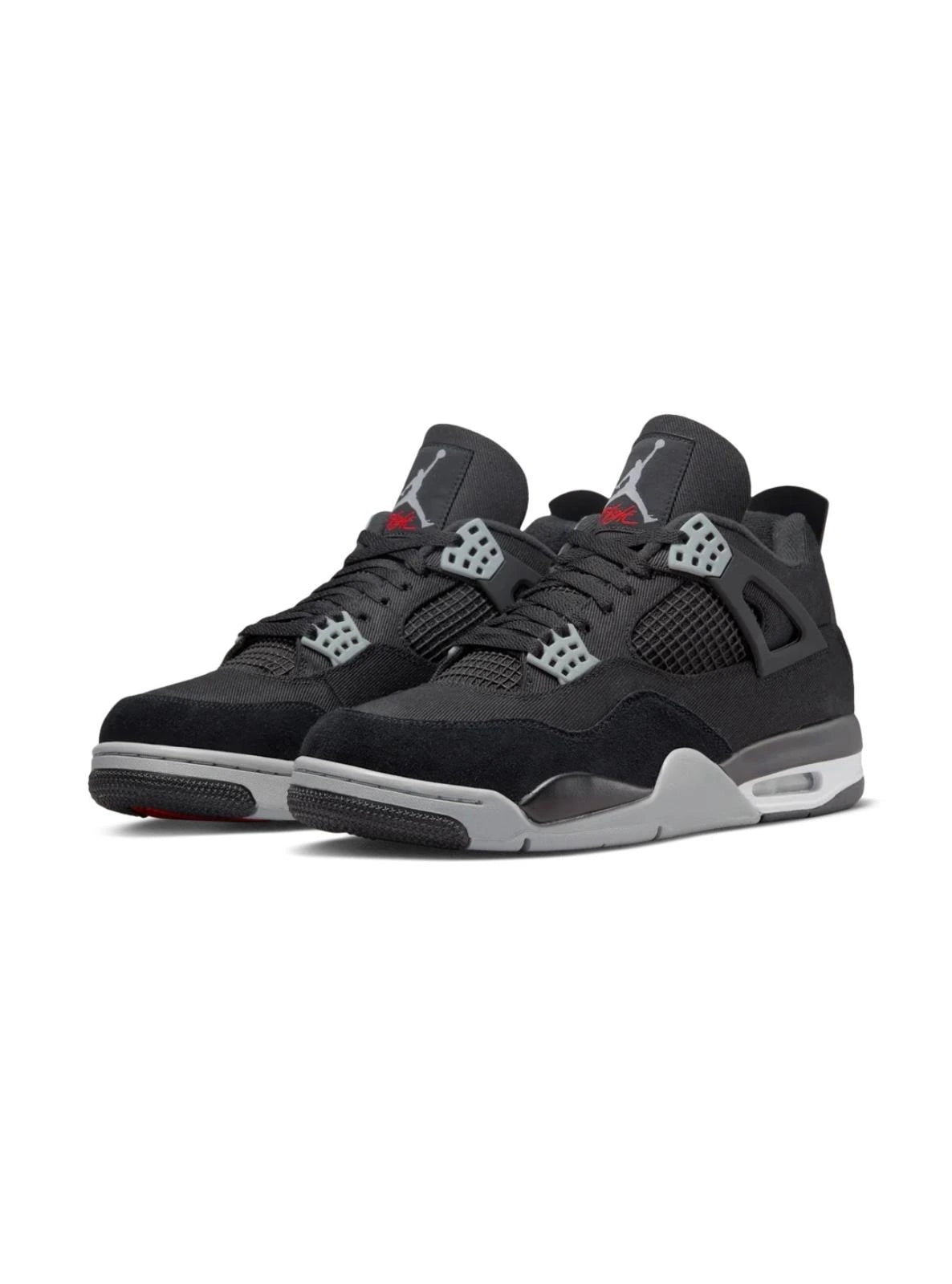 Air Jordan 4 Retro Black Canvas