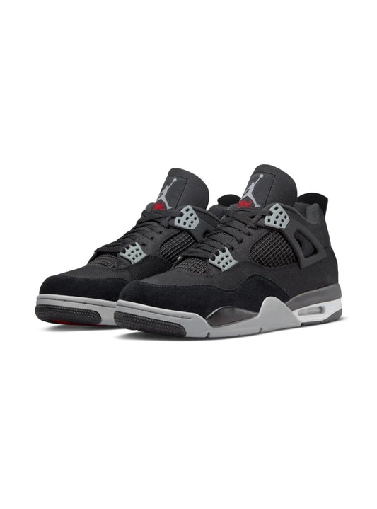 Air Jordan 4 Retro Black Canvas