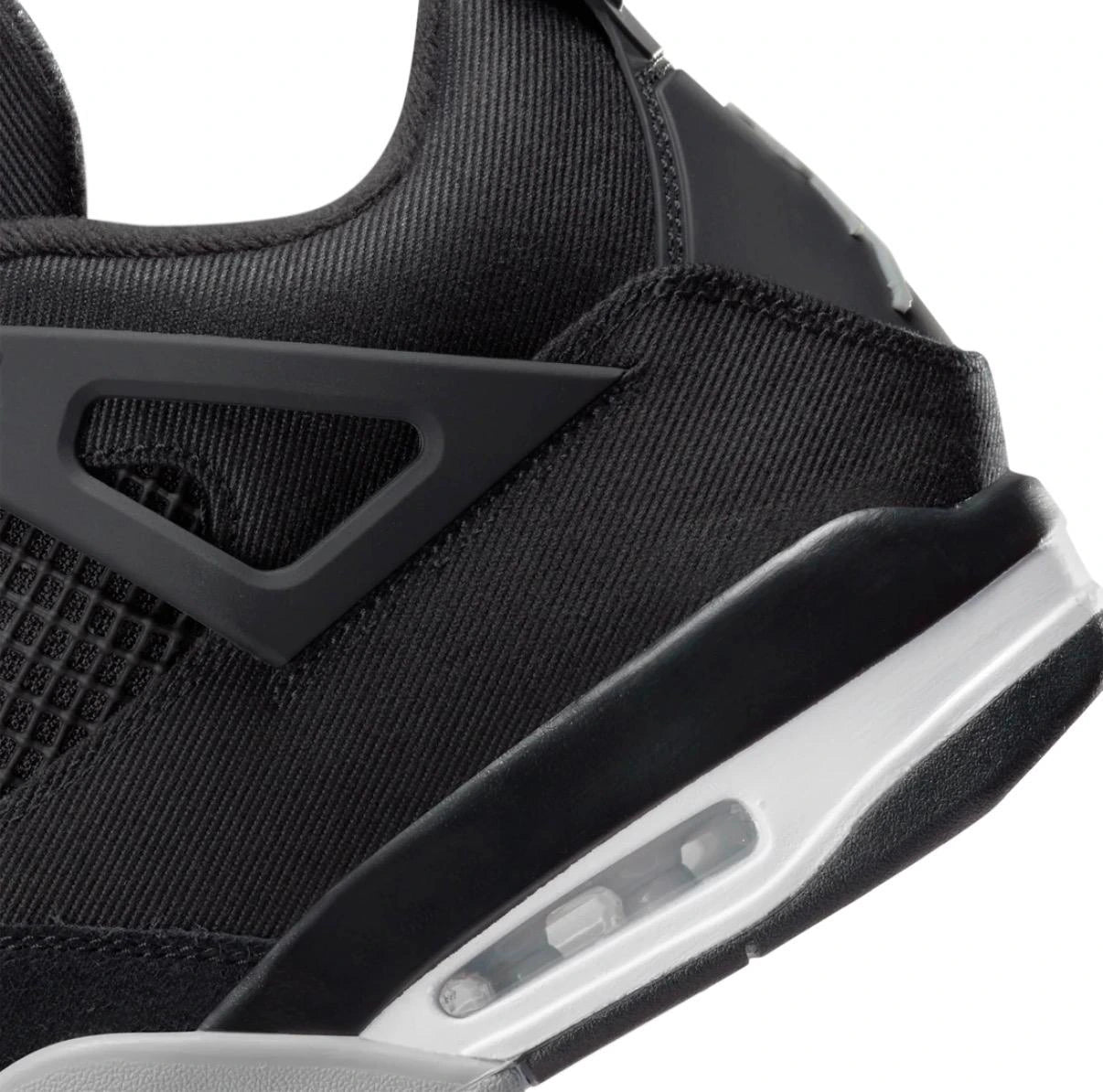 Air Jordan 4 Retro Black Canvas